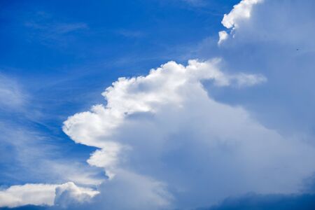 soft focus cloud and blue sky in the shiny dayの写真素材