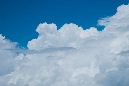 bright sky and white cloud in sunny dayの写真素材