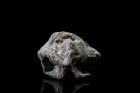 selective focus Salty Chinese plums with dark background and lighting. look like stone or rock.の写真素材