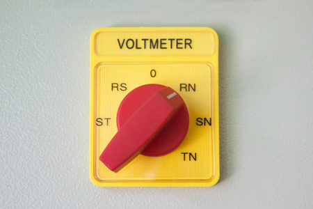 Electrical equipment for the volmeterの写真素材