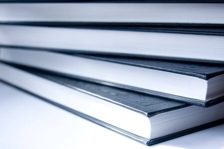 Books conceptual image. Books on lying.の写真素材