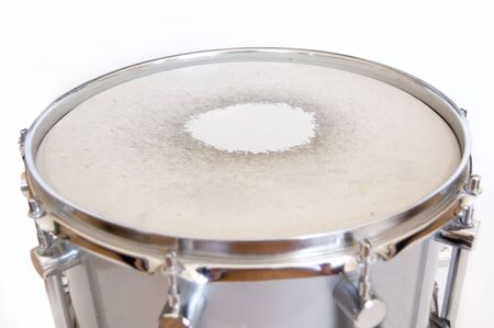 Drums conceptual image. Snare drum on isolated background.の写真素材