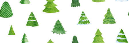 Seamless pattern with Christmas Tree.の写真素材