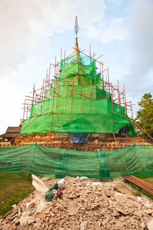 Reconstruction pagoda の写真素材