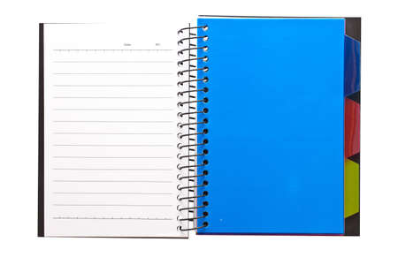 notebook on white isolate 