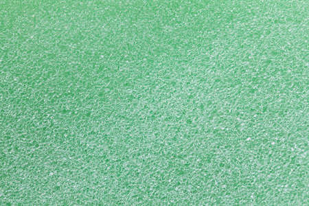 Close up green sponge texture の写真素材
