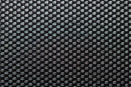 Close up of black cotton texture detail 