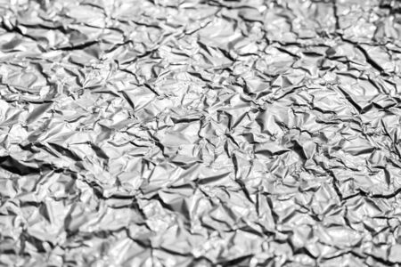 Aluminium foil backgroundの写真素材