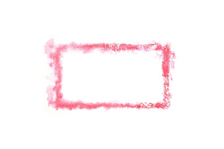 Abstract red watercolor on white paperの写真素材