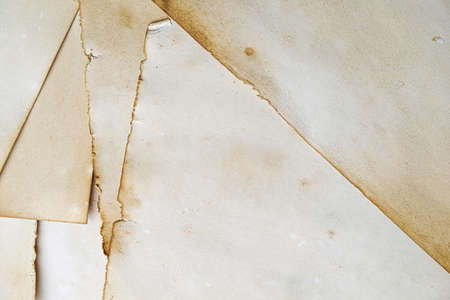 Texture Torn old paper backgroundの写真素材