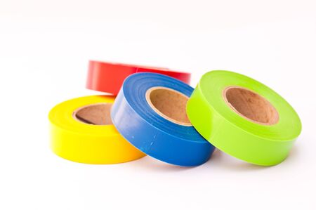 colors electrician tapeの写真素材