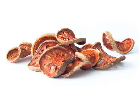 dry sliced baelの写真素材