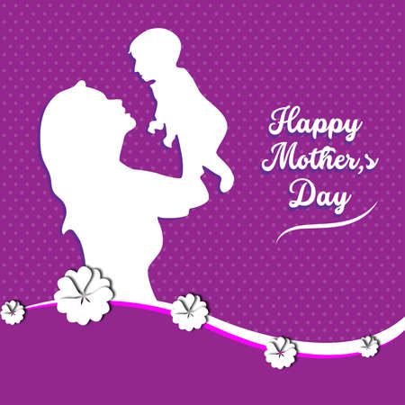 Happy Mother's Day Conceptのイラスト素材