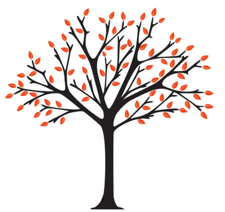 Decor Tree Free Vector cdr Downloadのイラスト素材