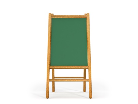 wooden easelの写真素材