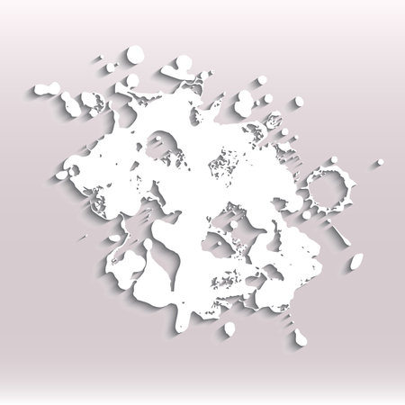 watercolor white stainsのイラスト素材