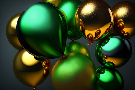 Close up of colorful balloonsの素材