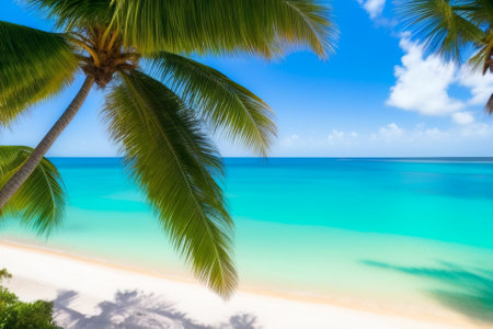 Beach and tropical sea in Thailandの素材