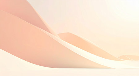 Abstract background with curved lines in pastel colors. 3d renderの素材