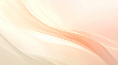 abstract background with smooth lines in pastel pink and white colorsの素材