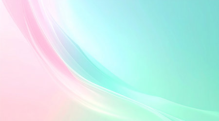 abstract background with smooth lines in pastel pink and blue colorsの素材