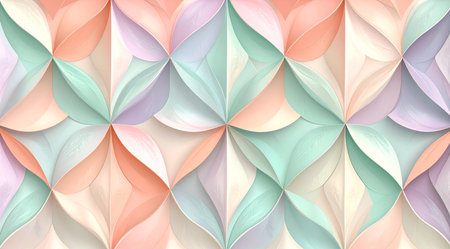 abstract background with multicolored paper. 3d rendering, 3d illustration.の素材