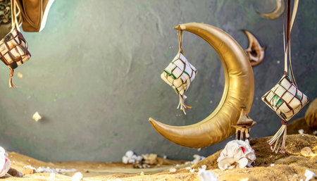 Crescent moon and holy book of shree shivratriの素材