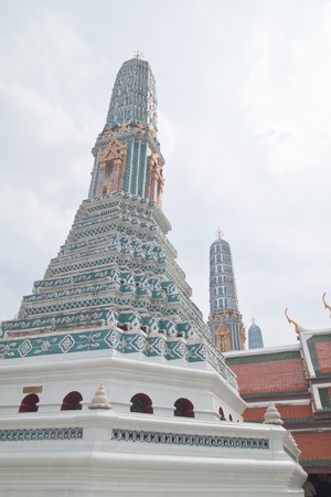 A beautyful pagoda in the grand palace - Thailandの写真素材