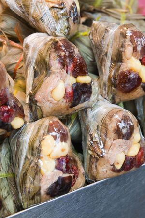 Stack of traditional Chinese food.のeditorial素材