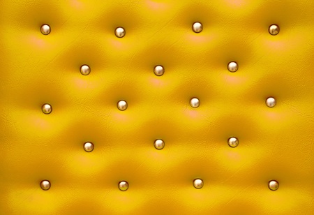Golden leather pattern with knobs,Texture for Backgroundの写真素材