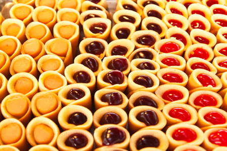 Colorful of Thai style dessert