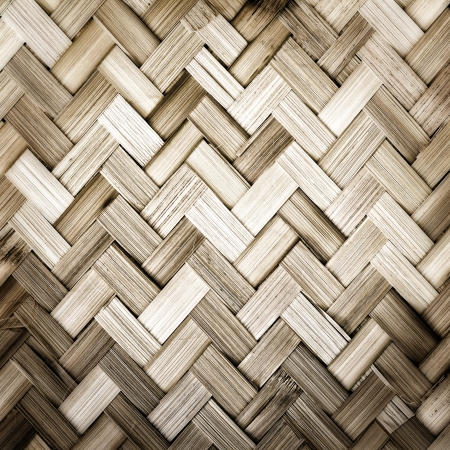 Native Thai style bamboo weave texture abstract for background