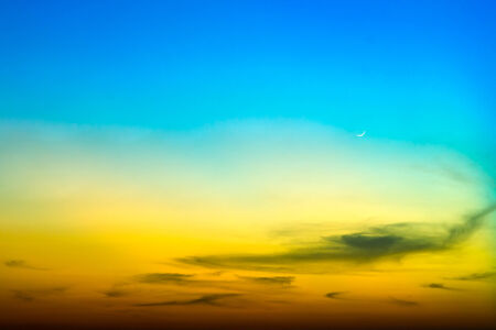 colorful sunset abstract for backgroundの写真素材