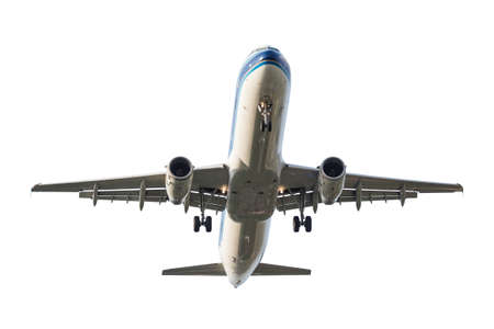 Jet aircraft  isolated on white background with clipping path