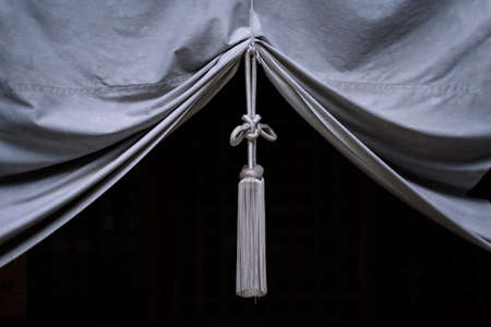 curtain stringの写真素材