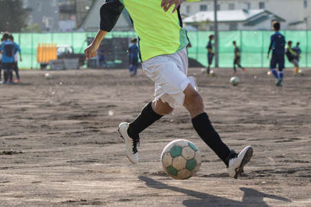 Soccer club practiceの写真素材