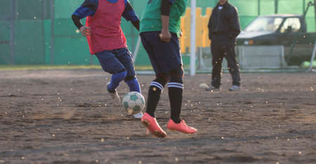 Soccer club practiceの写真素材