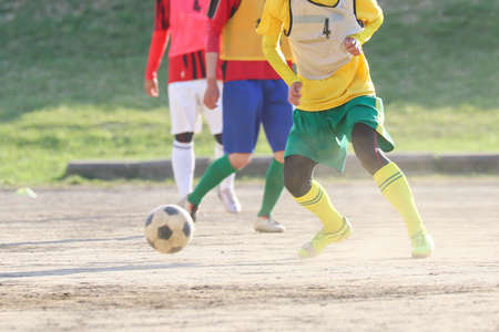 Soccer club practiceの写真素材