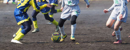 football game in hokkaido japanの写真素材