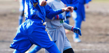 football game in hokkaido japanの写真素材
