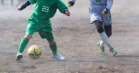football game in hokkaido japanの写真素材