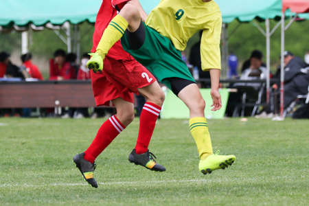football game in hokkaido japanの写真素材