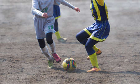 football game in hokkaido japanの写真素材