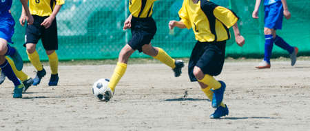 football game in hokkaido japanの写真素材
