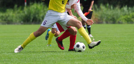 football game in hokkaido japanの写真素材