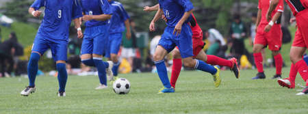 football game in hokkaido japanの写真素材