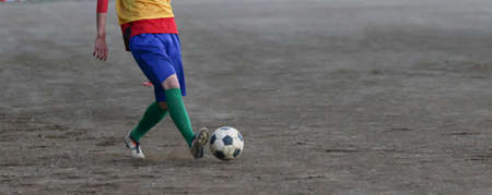football practice after schoolの写真素材