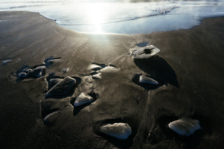 jewelry ice in winter hokkaido