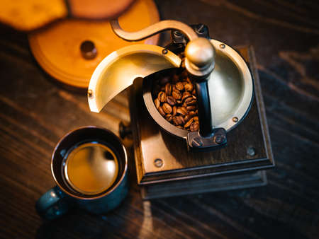 Coffee and Coffee Millの写真素材