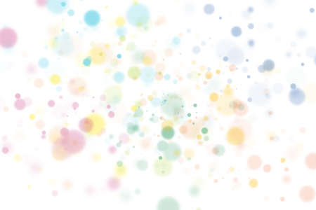 colorful polka dots for backgroundの写真素材